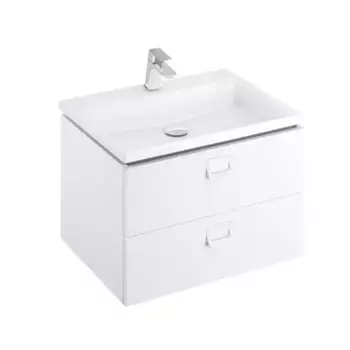 Тумба с раковиной «Ravak» SD Comfort 80 (Comfort XJX01280001 80/46) подвесная белая/серая