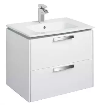 Тумба с раковиной «Roca» Lago 60 (Victoria-N 60) подвесная белая