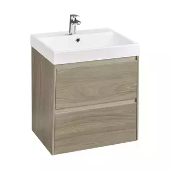 Тумба с раковиной «Roca» Ona 60 (Ona 60/46) подвесная тёмный вяз