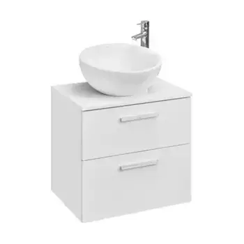 Тумба с раковиной «Roca» Victoria 60 (Bol D42) подвесная белый глянец