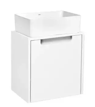Тумба с раковиной «Runo» Бари Микра 40 (Duo 38) подвесная белая