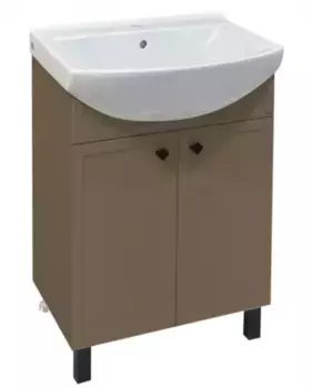 Тумба с раковиной «Runo» Римини 65 (Best 65) бежевая