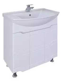 Тумба с раковиной «Runo» Стиль 75 (Стиль 75) белая