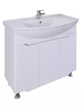 Тумба с раковиной «Runo» Стиль 85 (Стиль 85) белая