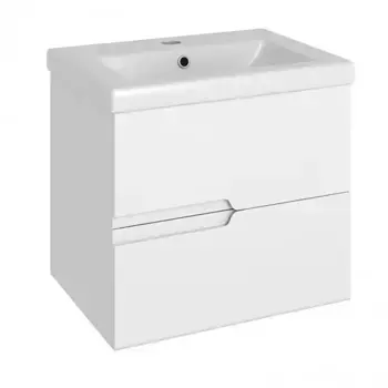 Тумба с раковиной «Runo» Стокгольм 60 (Como 60) подвесная белая