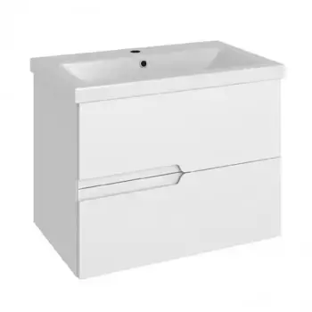 Тумба с раковиной «Runo» Стокгольм 70 (Como 70) подвесная белая