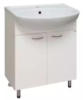 Тумба с раковиной «Runo» Уют 50 (Уют 50) белая