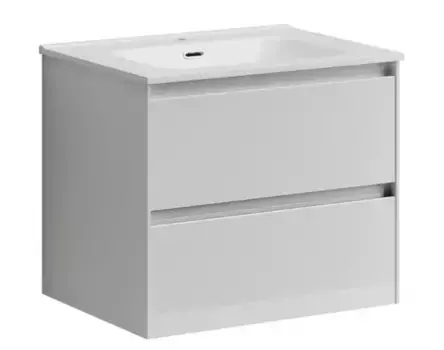 Тумба с раковиной «Sancos» Cento 60 (Element 61/46) подвесная белая глянцевая