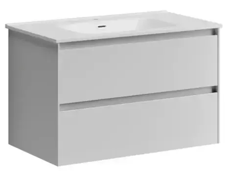 Тумба с раковиной «Sancos» Cento 80 (Element 81/46) подвесная белая глянцевая