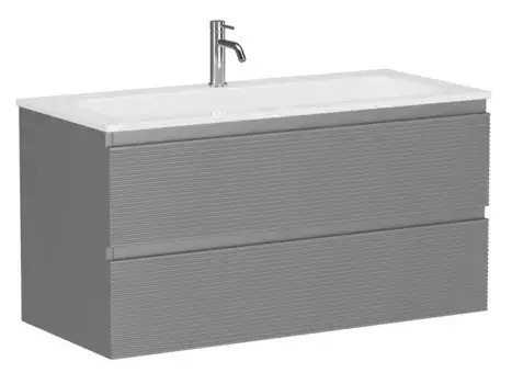 Тумба с раковиной «Sancos» Folk 100 (Element 101/45,7) подвесная Ergraut soft