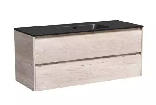 Тумба с раковиной «Sancos» Libra 120 (Element 121/46) подвесная дуб галифакс натуральный