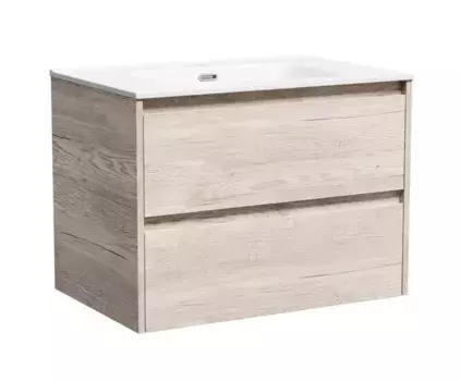 Тумба с раковиной «Sancos» Libra 70 (Element 71/46) подвесная дуб галифакс натуральный