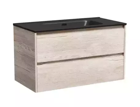 Тумба с раковиной «Sancos» Libra 90 (Element 91/46 MB) подвесная дуб галифакс натуральный