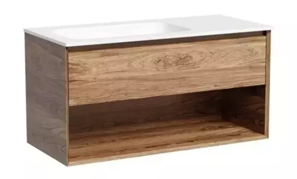 Тумба с раковиной «Sancos» Marmi 1.0 100 (Element 101/46) подвесная дуб чарльстон левая