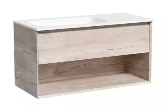 Тумба с раковиной «Sancos» Marmi 1.0 100 (Element 101/46) подвесная дуб галифакс натуральный левая