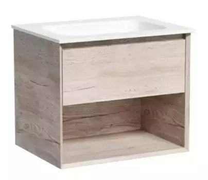 Тумба с раковиной «Sancos» Marmi 1.0 60 (Element 61/45,7) подвесная дуб галифакс натуральный