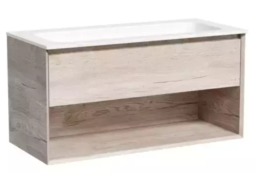 Тумба с раковиной «Sancos» Marmi 1.0 100 (Element 101/46) подвесная дуб галифакс натуральный