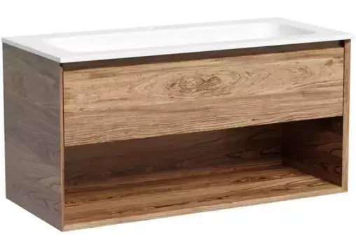 Тумба с раковиной «Sancos» Marmi 1.0 100 (Element 101/46) подвесная дуб чарльстон