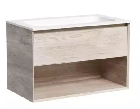 Тумба с раковиной «Sancos» Marmi 1.0 80 (Element 81/46) подвесная дуб галифакс натуральный