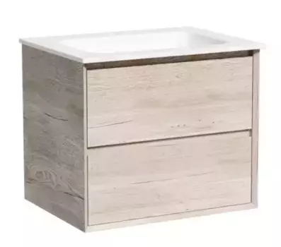 Тумба с раковиной «Sancos» Marmi 2.0 60 (Element 61/45,7) подвесная дуб галифакс натуральный