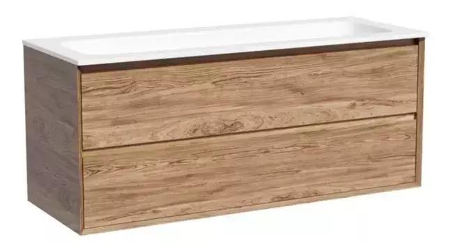 Тумба с раковиной «Sancos» Marmi 2.0 120 (Element 121/46) подвесная дуб чарльстон
