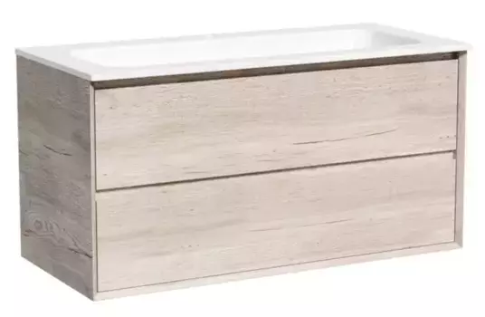 Тумба с раковиной «Sancos» Marmi 2.0 100 (Element 101/46) подвесная дуб галифакс натуральный