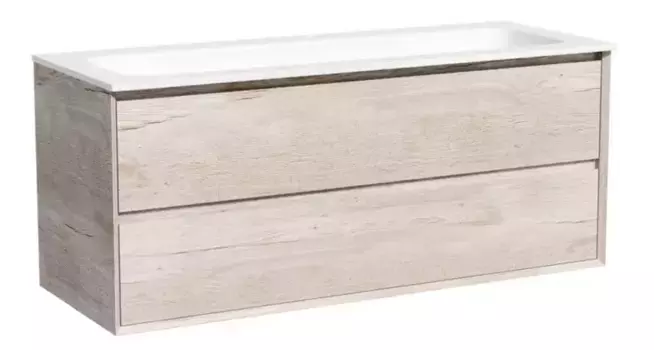 Тумба с раковиной «Sancos» Marmi 2.0 120 (Element 121/46) подвесная дуб галифакс натуральный