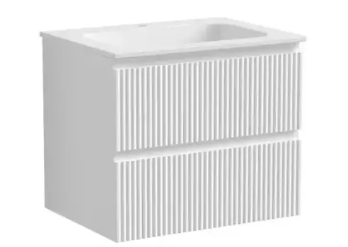 Тумба с раковиной «Sancos» Snob R 60 (Element 61/46) подвесная Bianco