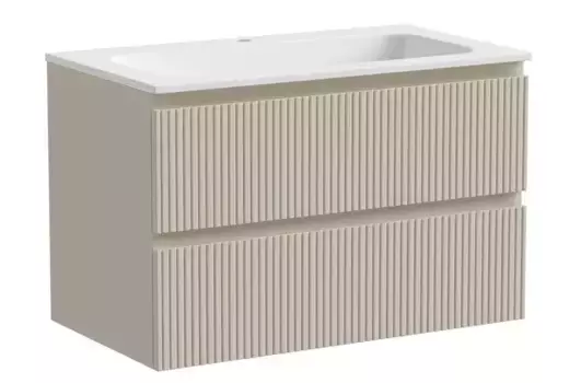 Тумба с раковиной «Sancos» Snob T 80 (Element 81/46) подвесная Beige Soft