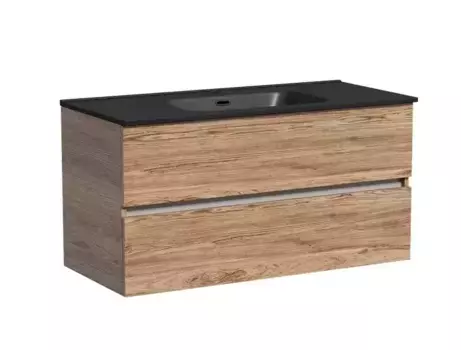 Тумба с раковиной «Sancos» Urban 100 (Element 101/46) подвесная дуб чарльстон