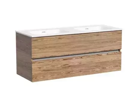 Тумба с раковиной «Sancos» Urban 120 (Element 121/46 двойная) подвесная дуб чарльстон