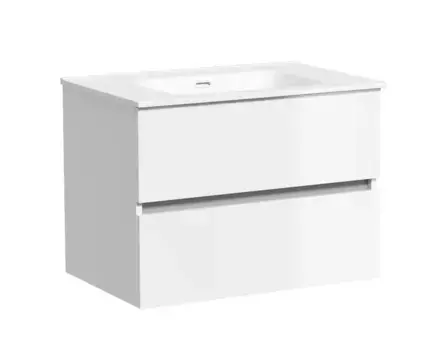 Тумба с раковиной «Sancos» Urban 70 (Element 71/46) подвесная белый глянец