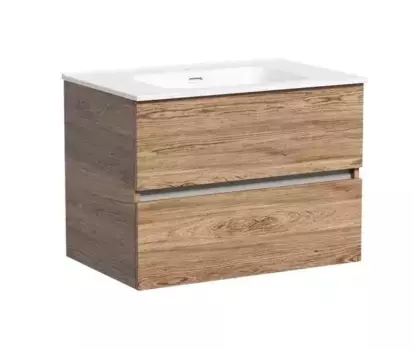 Тумба с раковиной «Sancos» Urban 70 (Element 71/46) подвесная дуб чарльстон