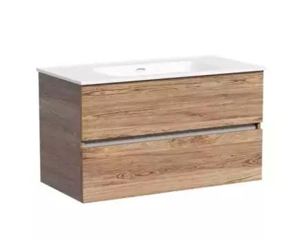 Тумба с раковиной «Sancos» Urban 90 (Element 91/46) подвесная дуб чарльстон