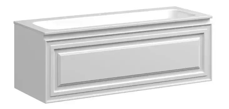 Тумба с раковиной «Sancos» Very 119,5 (Element 121/46) подвесная Bianco