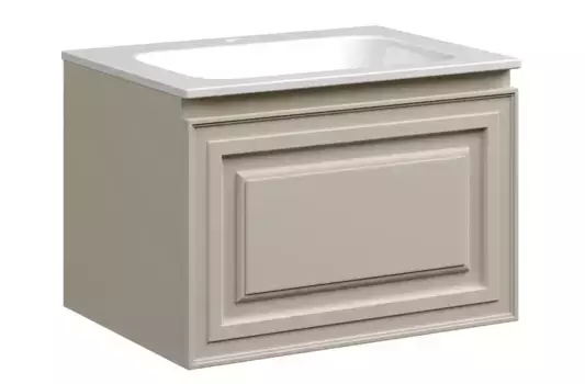 Тумба с раковиной «Sancos» Very 59 (Element 61/46) подвесная Beige Soft