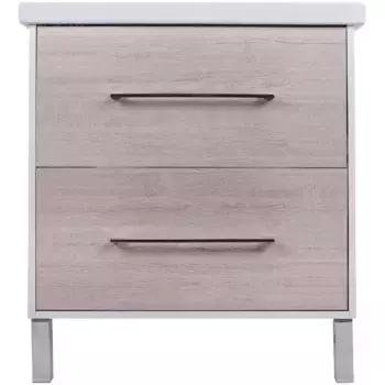 Тумба с раковиной «Sanflor» Экко 80 (Como 80) орегон/белая