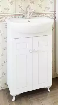 Тумба с раковиной «Sanflor» Софи 50 New (Элеганс 50) белая