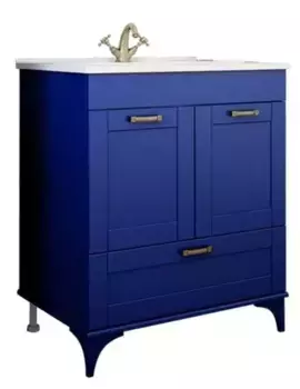 Тумба с раковиной «Sanflor» Ванесса 75 (Оскар 75) индиго