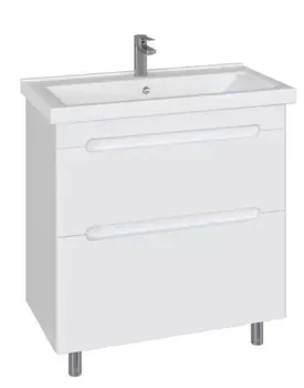 Тумба с раковиной «Sanstar» Адель 80 (Fest 80 F01) белая