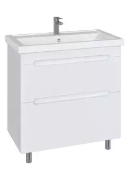 Тумба с раковиной «Sanstar» Адель 80 (Фостер 80) белая