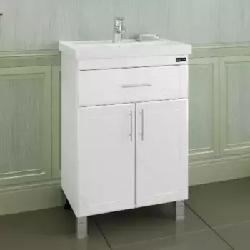 Тумба с раковиной «СанТа» Дублин 60 (Фостер 60) белая