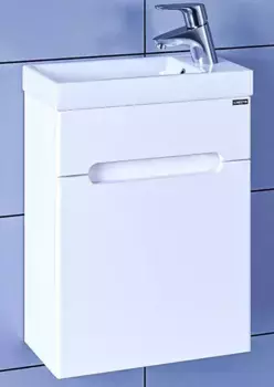 Тумба с раковиной «СанТа» Лондон 40 (Como 40) подвесная белая