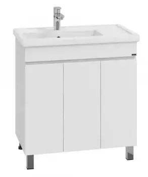 Тумба с раковиной «СанТа» Марс 80 П (Фостер 80П) светлая