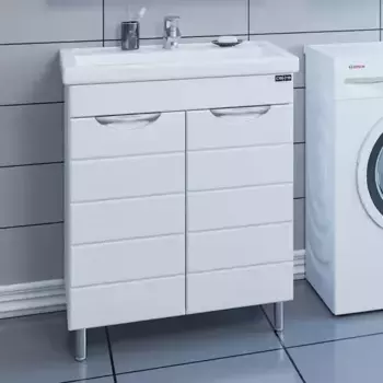 Тумба с раковиной «СанТа» Родос 70 (Фостер 70) белая