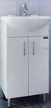Тумба с раковиной «СанТа» Уют 45 (Уют 45) белая