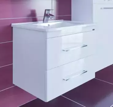 Тумба с раковиной «СанТа» Вегас 65 (Оскар 65) подвесная белая