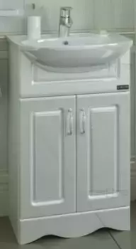 Тумба с раковиной «СанТа» Верона 50 (Уют 50) белая