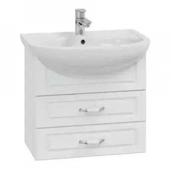 Тумба с раковиной «СанТа» Верона 60 (Уют 60) подвесная белая