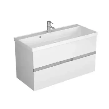 Тумба с раковиной «Veneciana» Allia 100 (Classic 100) подвесная белый глянец